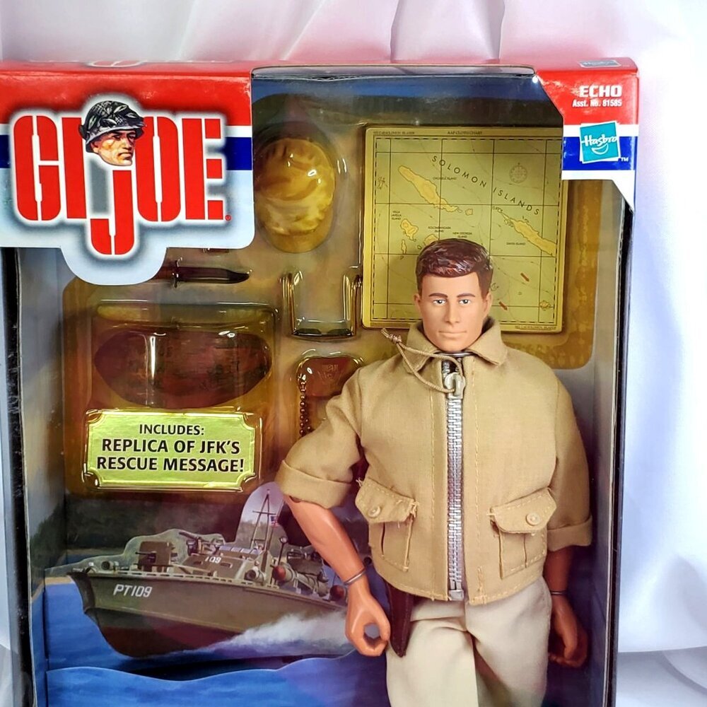 VTG G.I. Joe John F. Kennedy PT 109 Boat Commander Action Figure New In Box - Picture 8 of 8